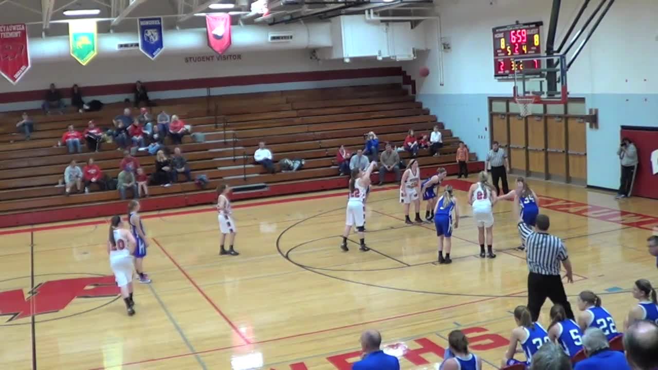 WeyauwegaFremont High School vs. Waupaca High School Hailey Krause