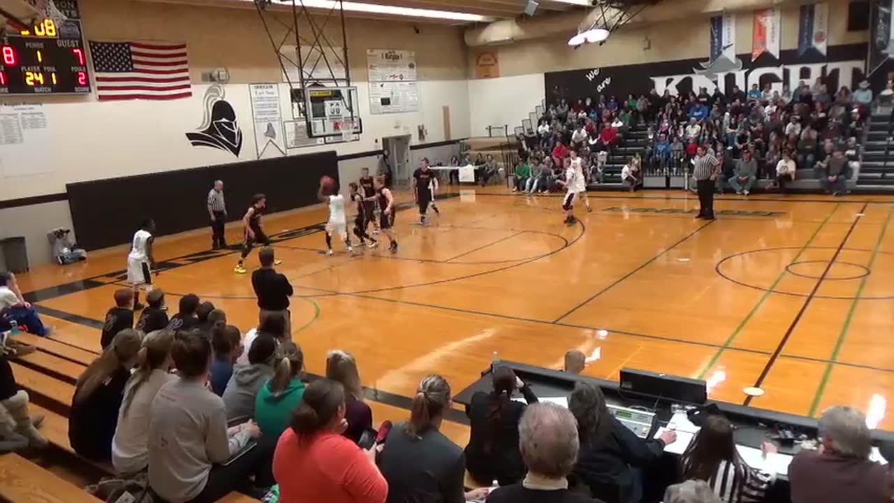 Burns High School vs. Irrigon High School Trace Tiller highlights