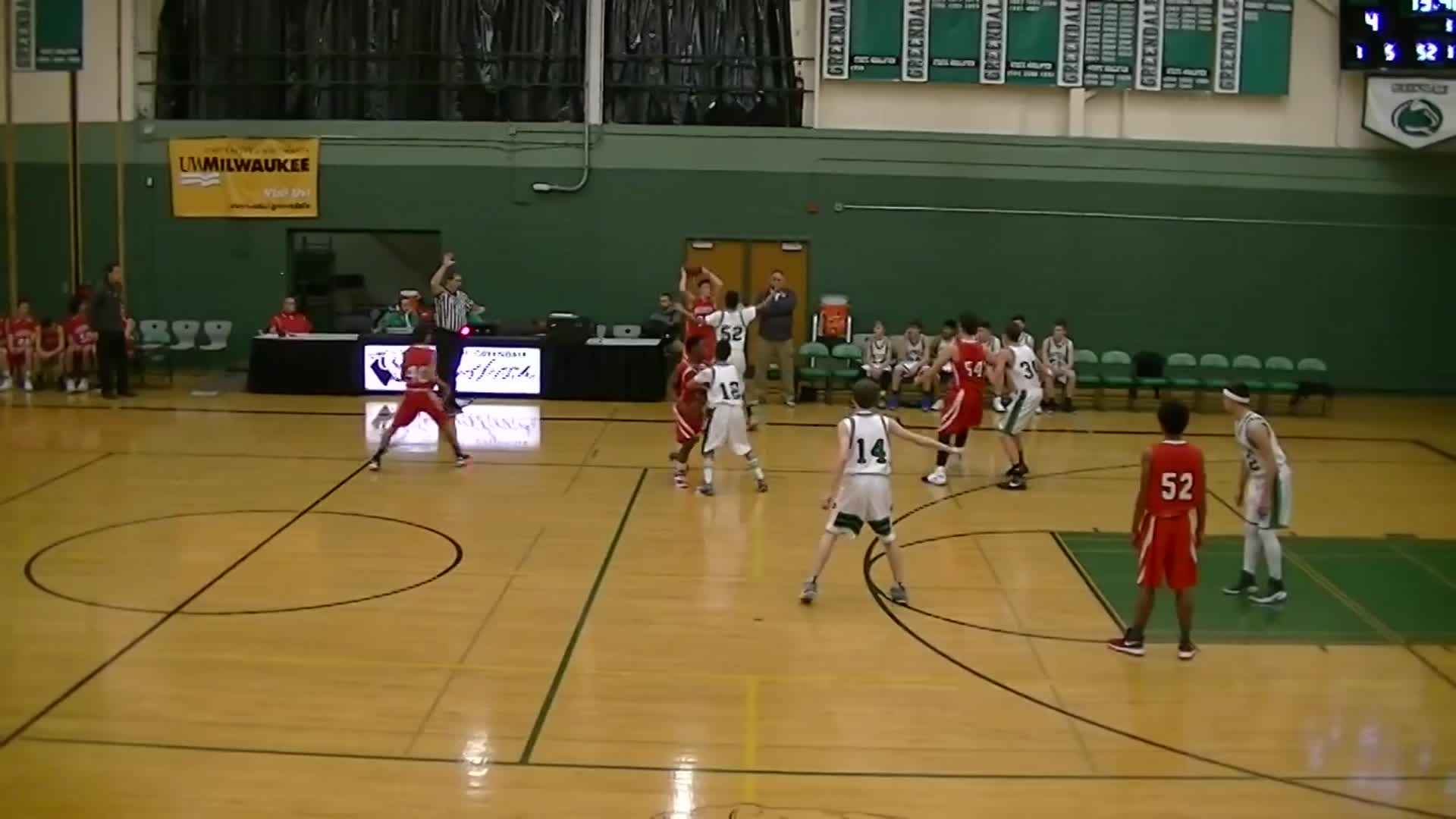 Greendale High School Boys Freshman Basketball Luis Ortiz