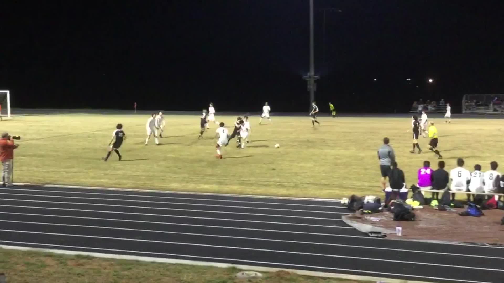 Evans Lakeside 1st Half Victor Garces highlights Hudl