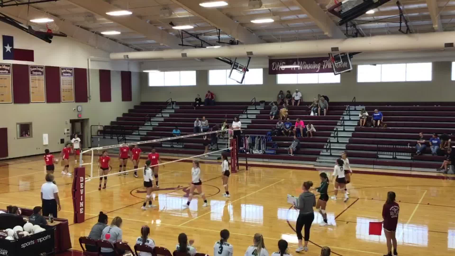 Marion HS Volleyball Video "Marion volleyball highlights Fox Tech High