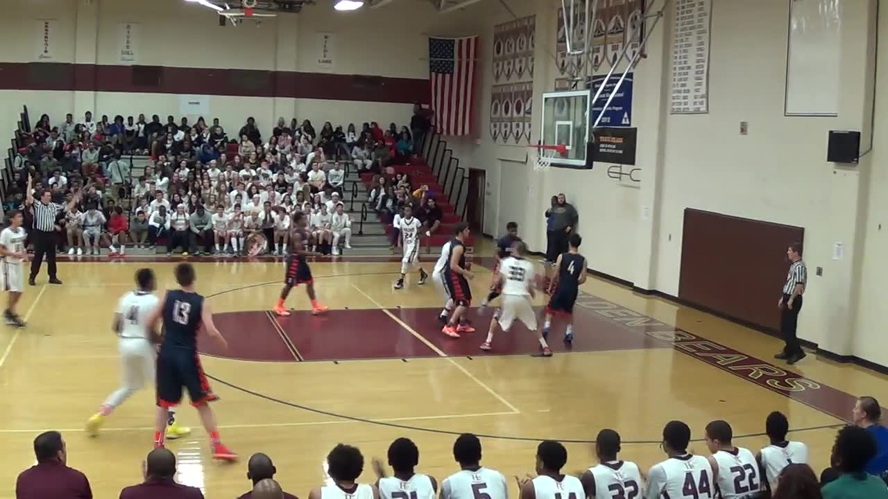 Reservoir High School Varsity Basketball Malik Wilcher highlights
