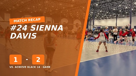 Sienna Davis vs. Achieve Black 14 - Game highlights - Sienna Davis ...