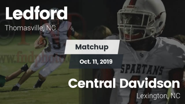 Boys Varsity Football Ledford High School Thomasville North