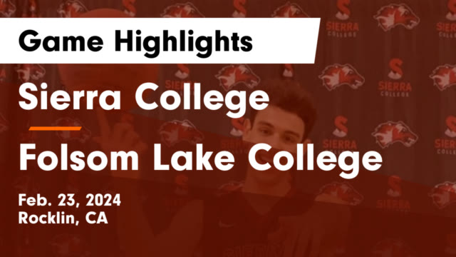 Sierra Men's Basketball - Sierra College - Rocklin, California - Basketball  - Hudl