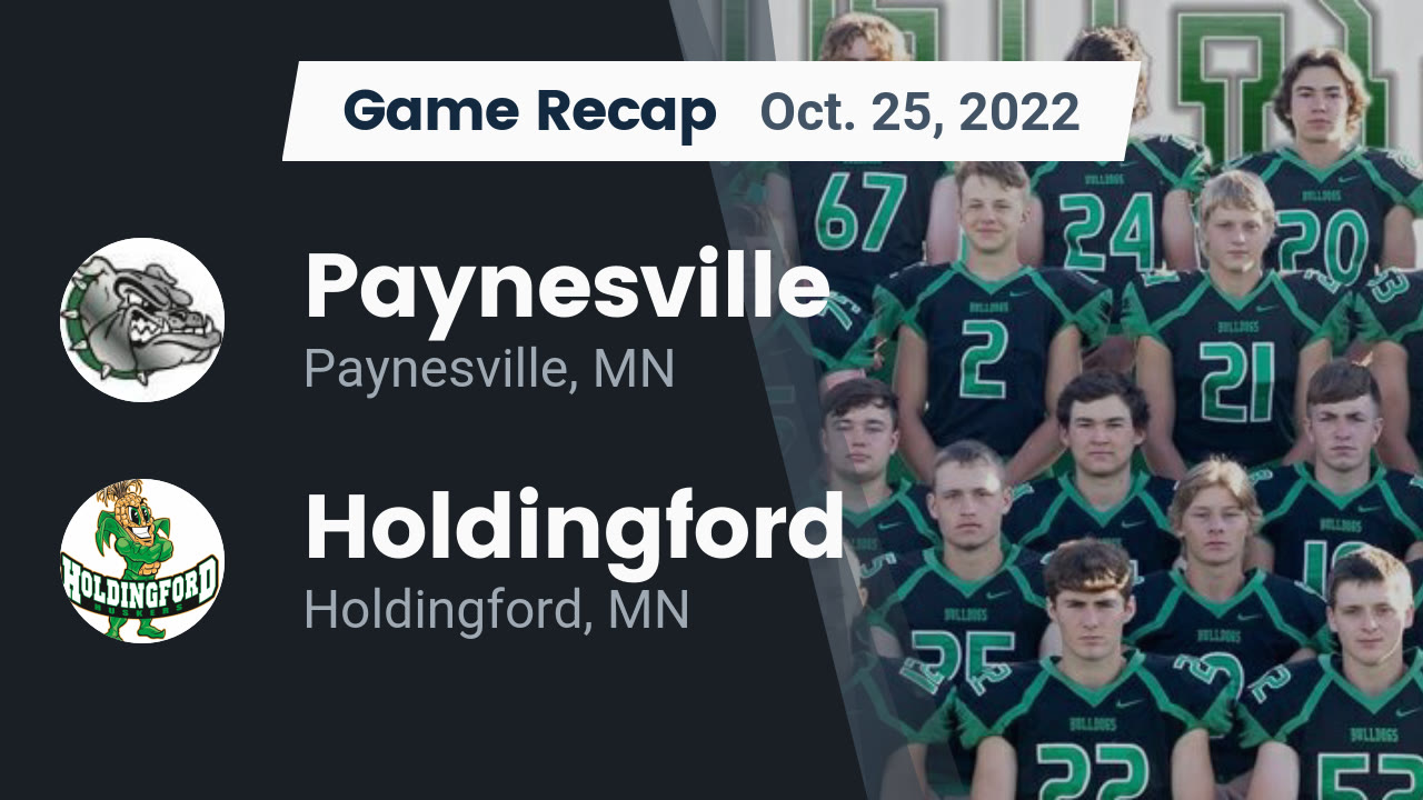Recap Paynesville vs. Holdingford 2022 Paynesville High highlights