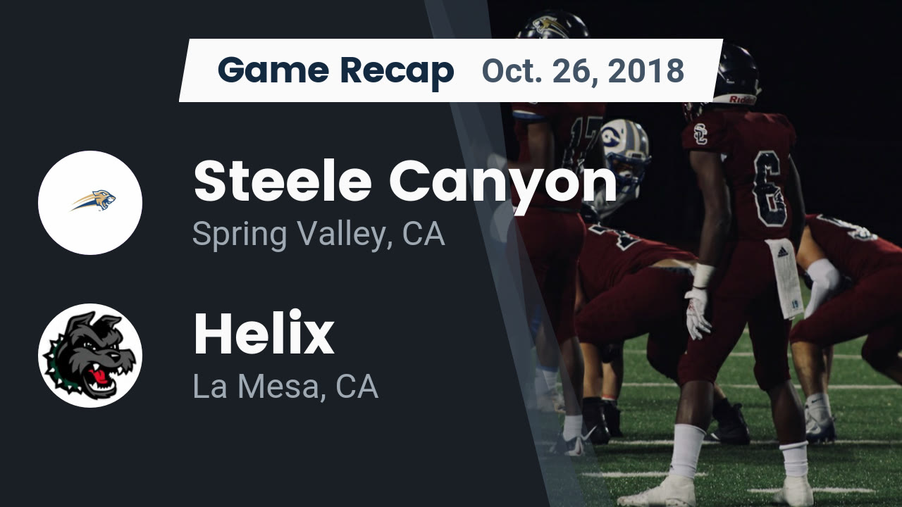Steele Canyon Hs Football Video Recap Steele Canyon Vs Helix