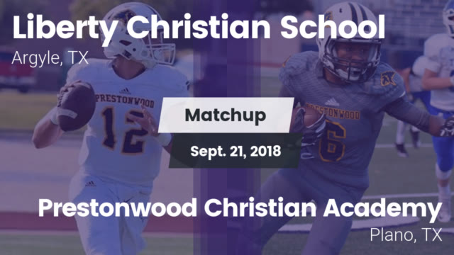 Football Boys Varsity Liberty Christian School Argyle Texas