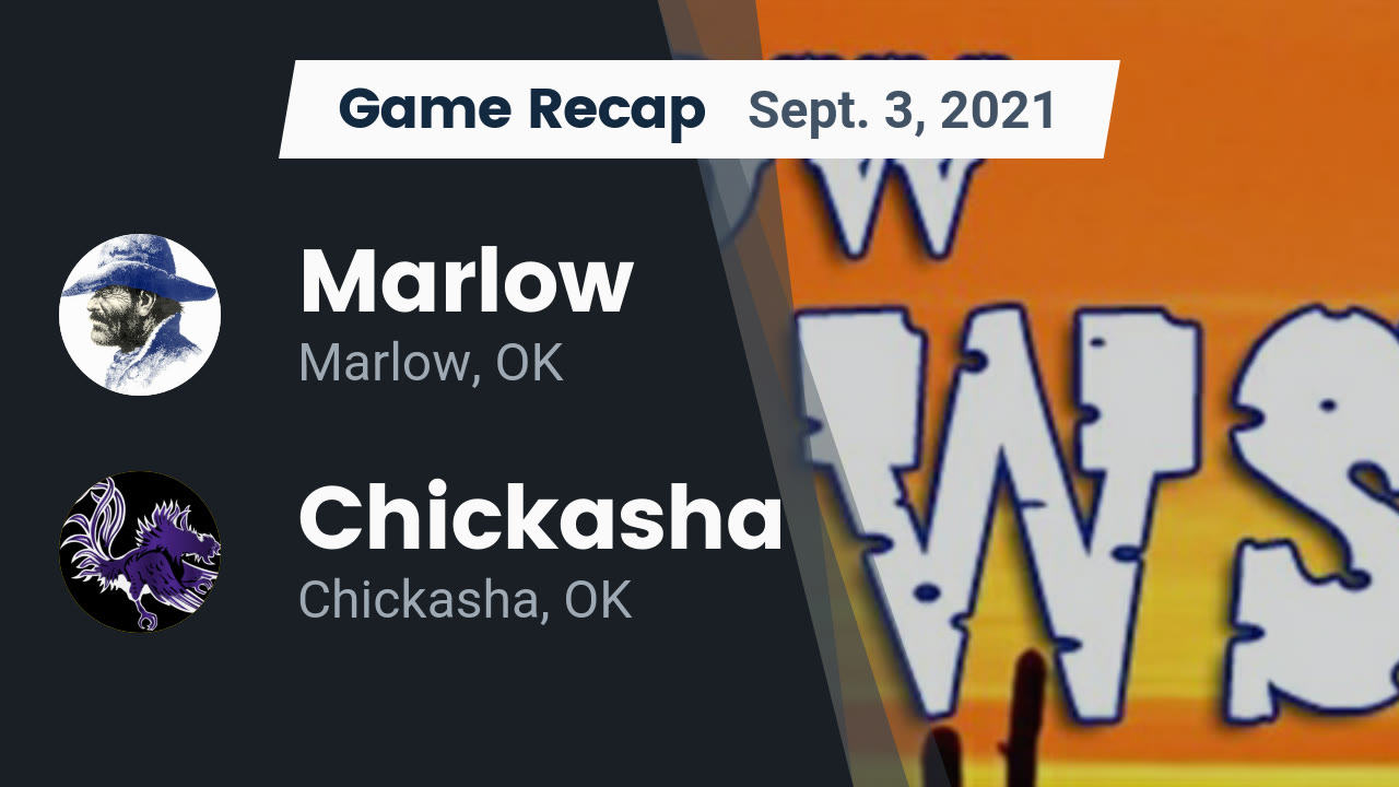 Recap Marlow Vs Chickasha 2021 Marlow High School Highlights Hudl