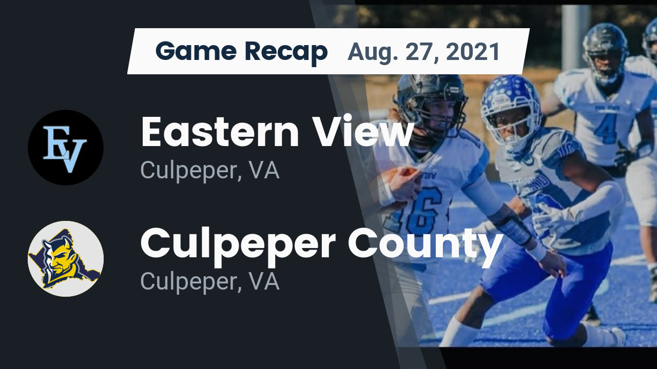Videos - Eastern View Cyclones (Culpeper, VA) Varsity Football Videos - Eastern View Cyclones (Culpeper, VA) Varsity Football