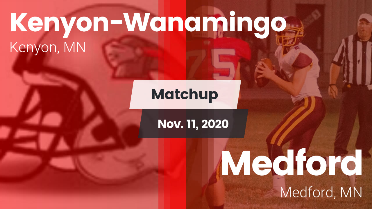 KenyonWanamingo HS Football Video "Matchup KenyonWanamingo vs