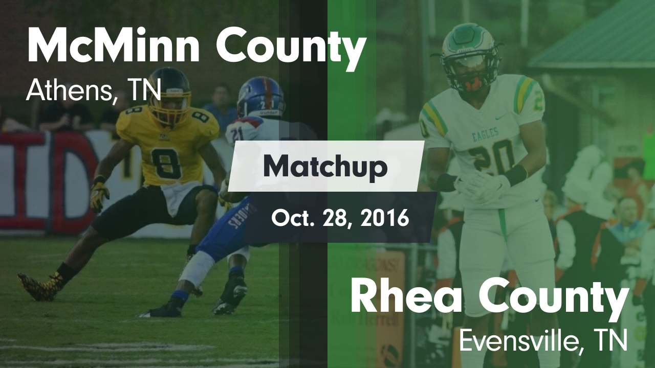 Mcminn County Hs Football Video Matchup Mcminn County High Vs