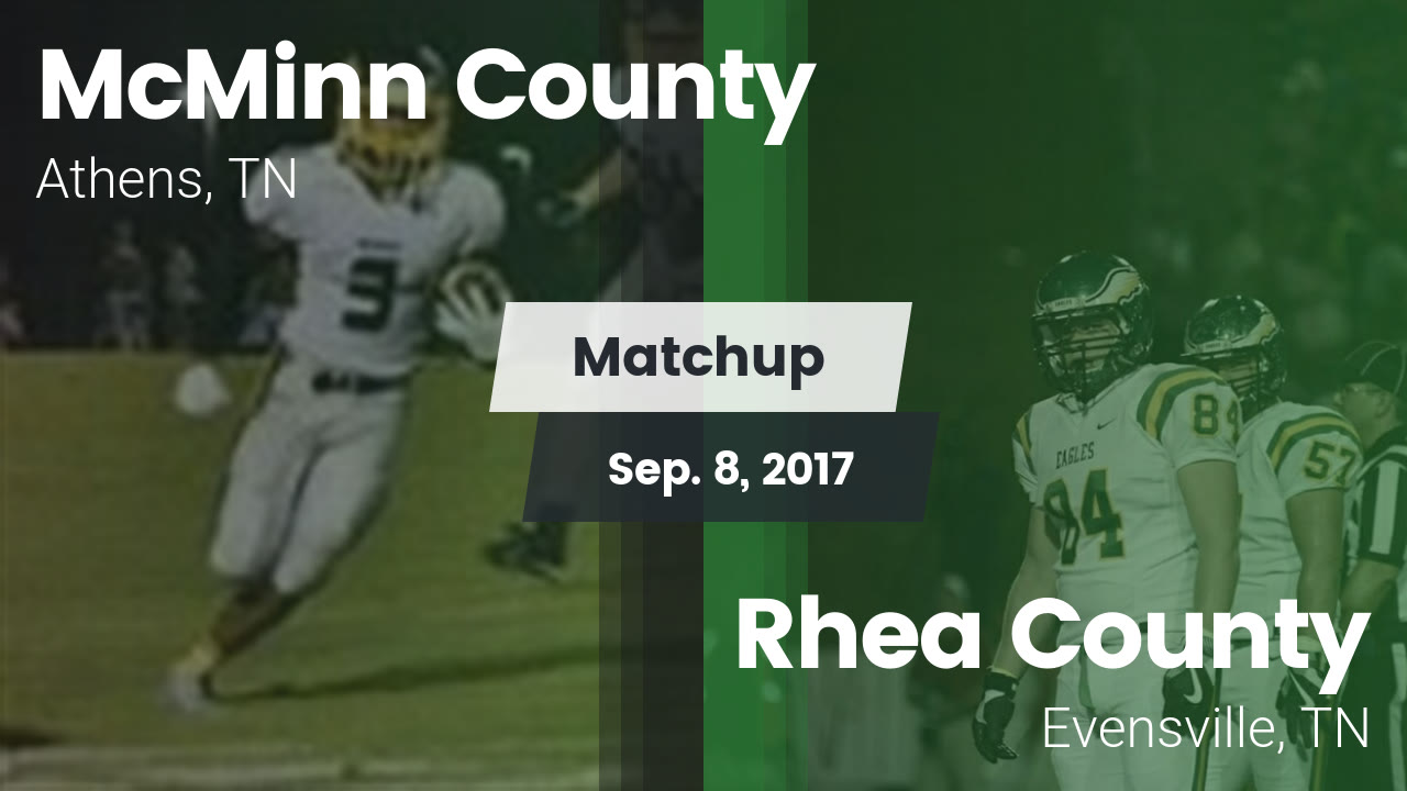 Mcminn County Hs Football Video Matchup Mcminn County High Vs