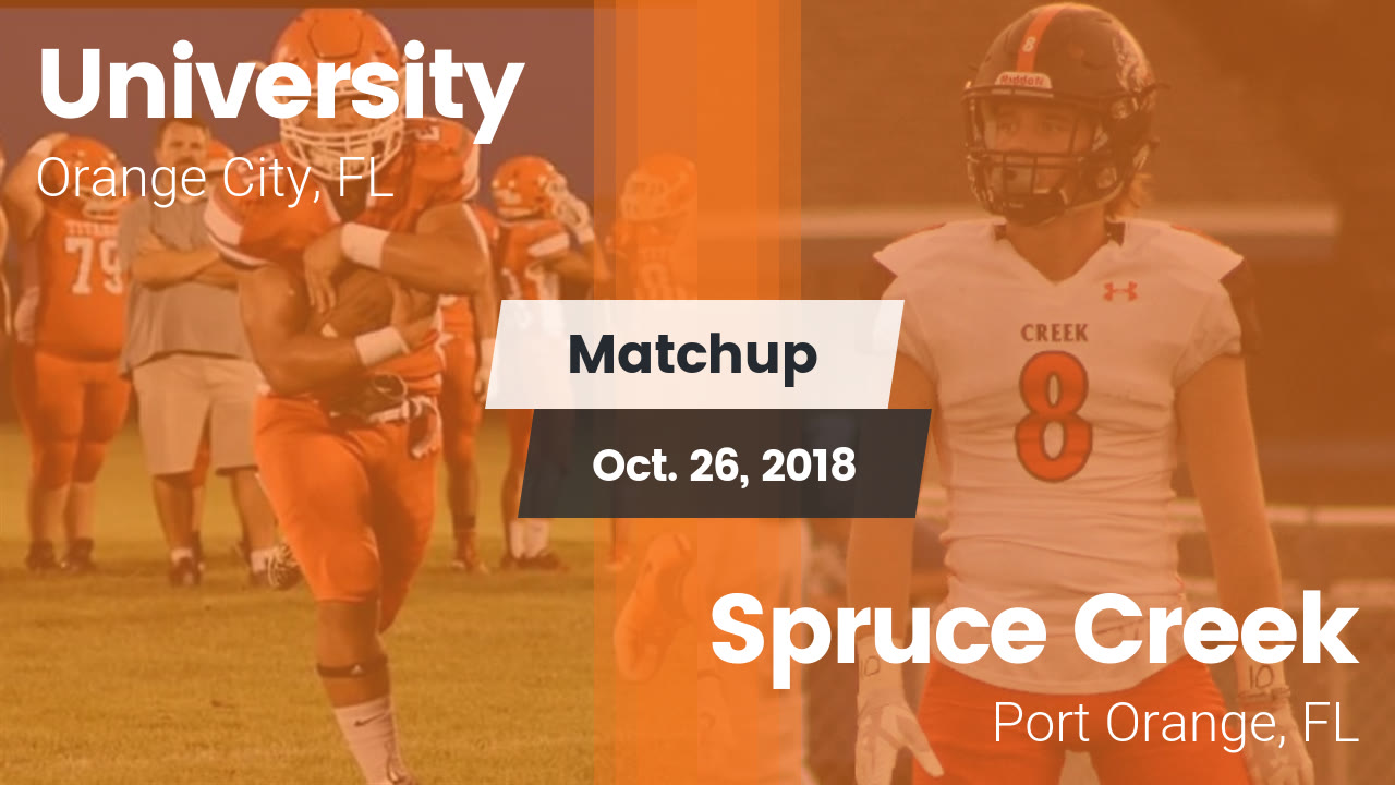 University Hs Football Video Matchup University High Vs Spruce