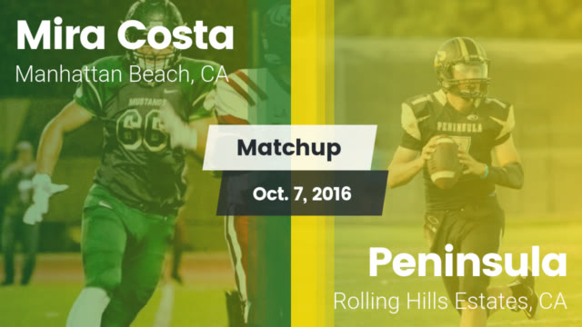 Boys Varsity Football Mira Costa High School Manhattan Beach