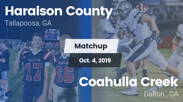 Boys Varsity Football Haralson County High School Tallapoosa