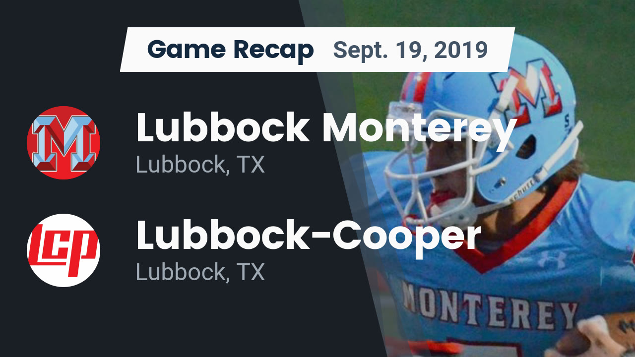 Monterey Hs Football Video Recap Lubbock Monterey Vs Lubbock
