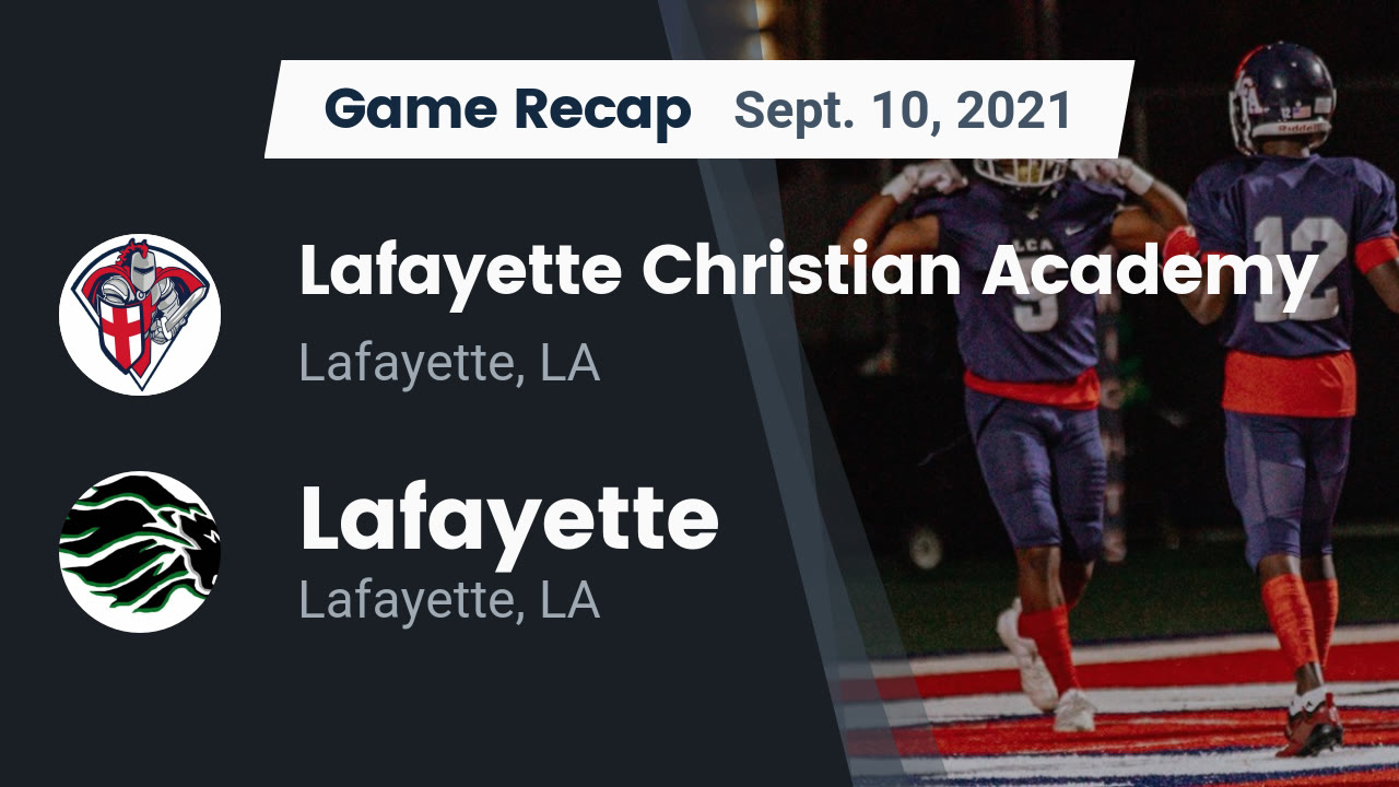 lafayette christian academy la varsity football