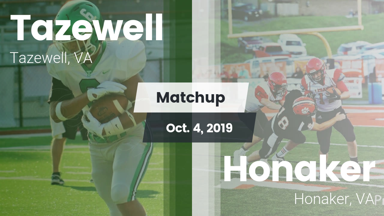 Tazewell Hs Football Video Matchup Tazewell Vs Honaker 2019