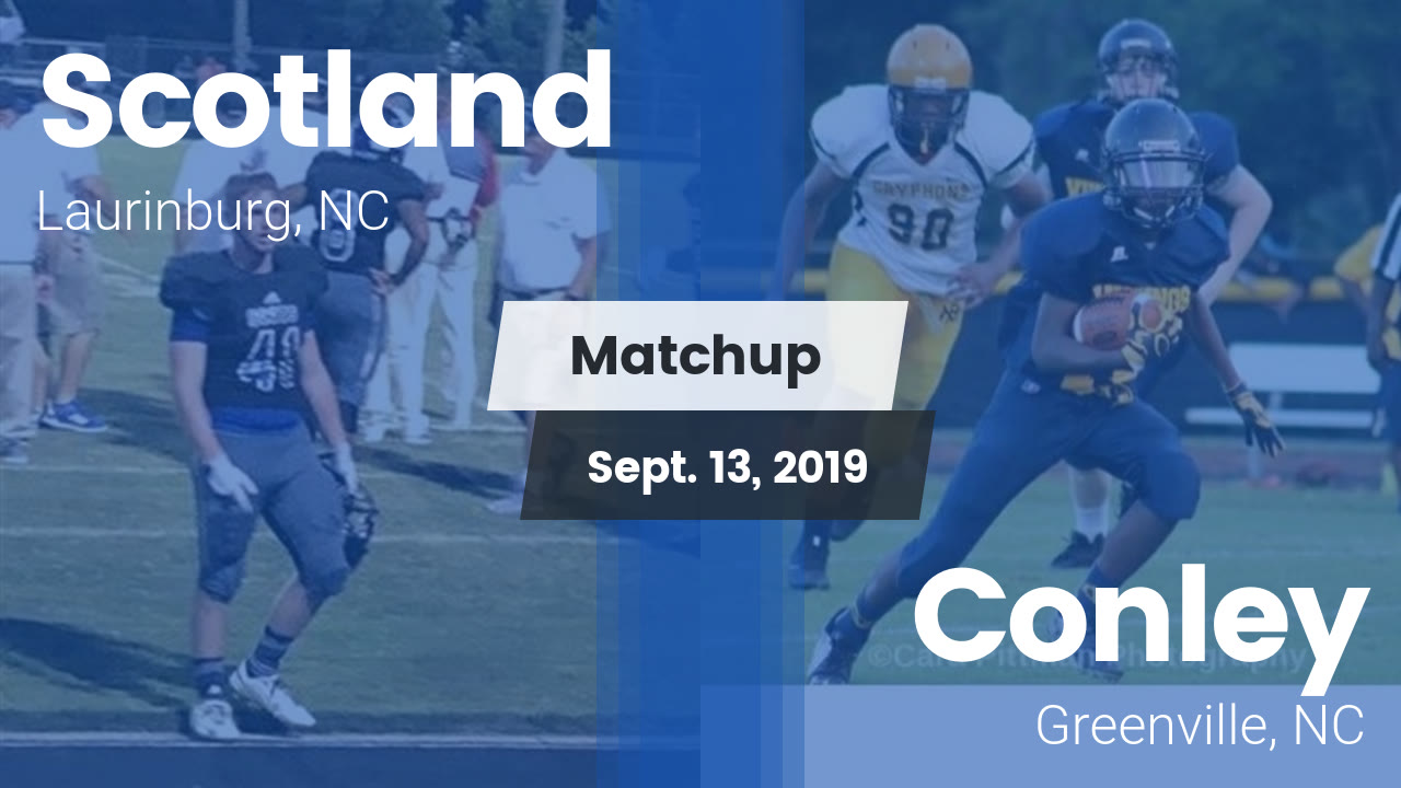 Scotland Hs Football Video Matchup Scotland Vs Conley 2019