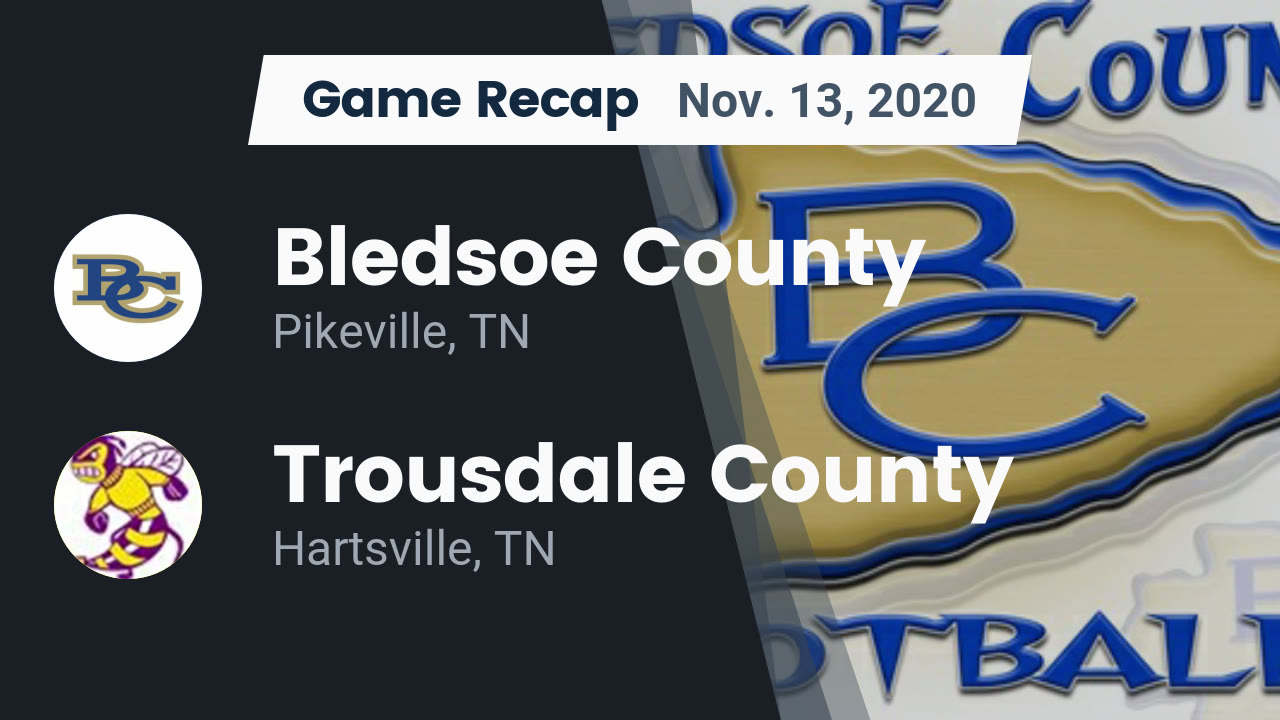 Bledsoe County HS Football Video "Recap: Bledsoe County vs. Trousdale Bledsoe County HS Football Video "Recap: Bledsoe County vs. Trousdale