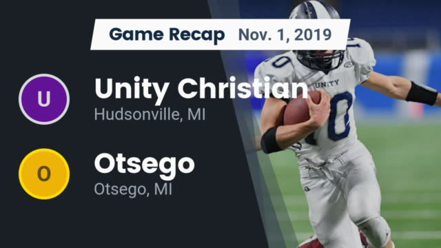 Boys Varsity Football Unity Christian High School Hudsonville