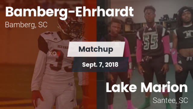 Boys Varsity Football Bamberg Ehrhardt High School Bamberg