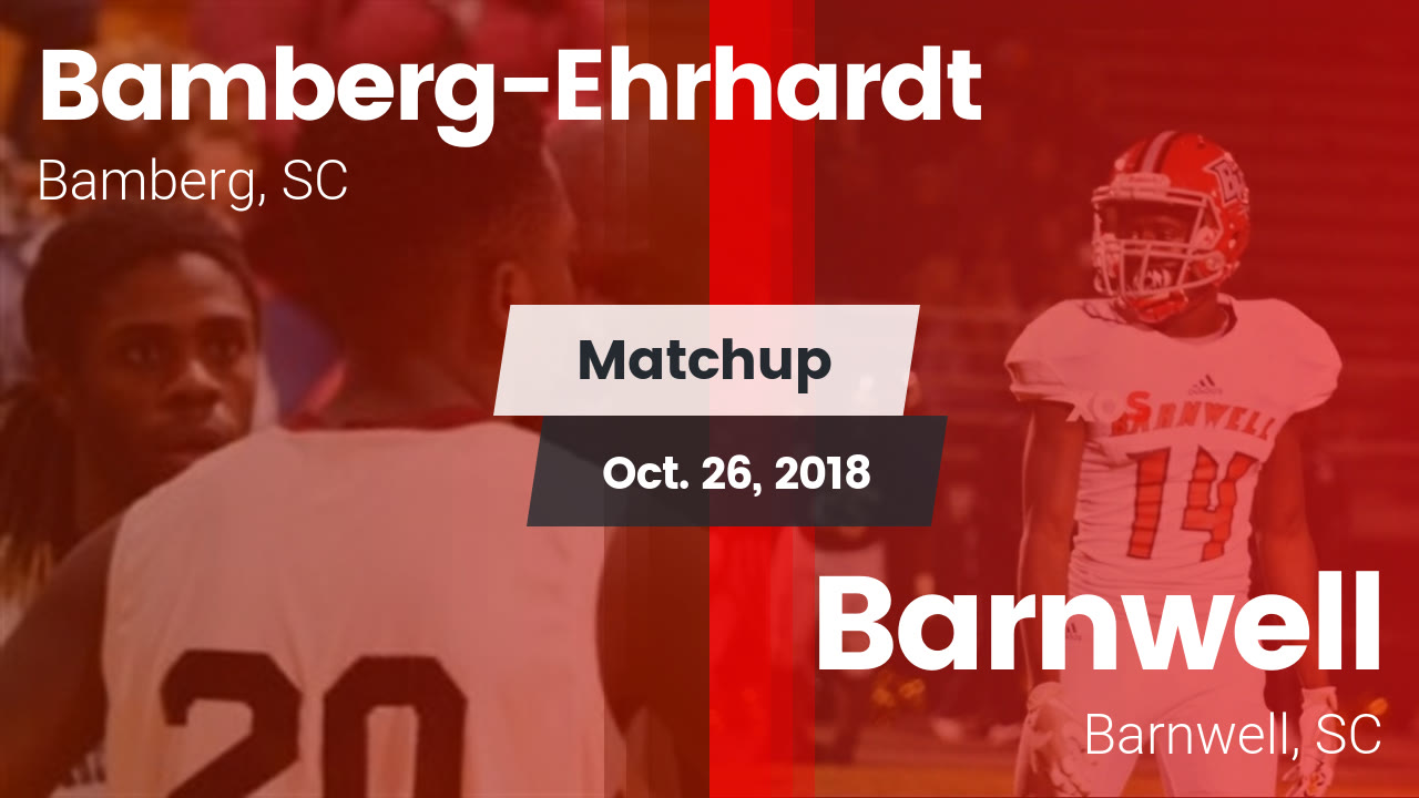 Bamberg Ehrhardt Hs Football Video Matchup Bamberg Ehrhardt Vs