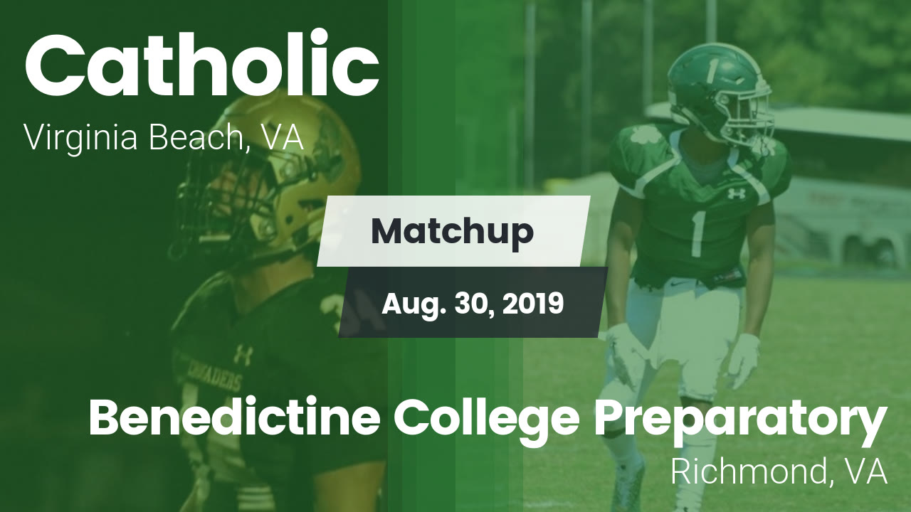 Catholic Hs Football Video Matchup Catholic Vs Benedictine College Preparatory 2019 Maxpreps