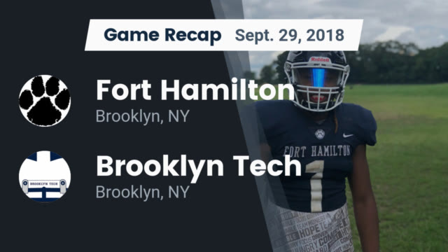 Boys Varsity Football Fort Hamilton High School Brooklyn New