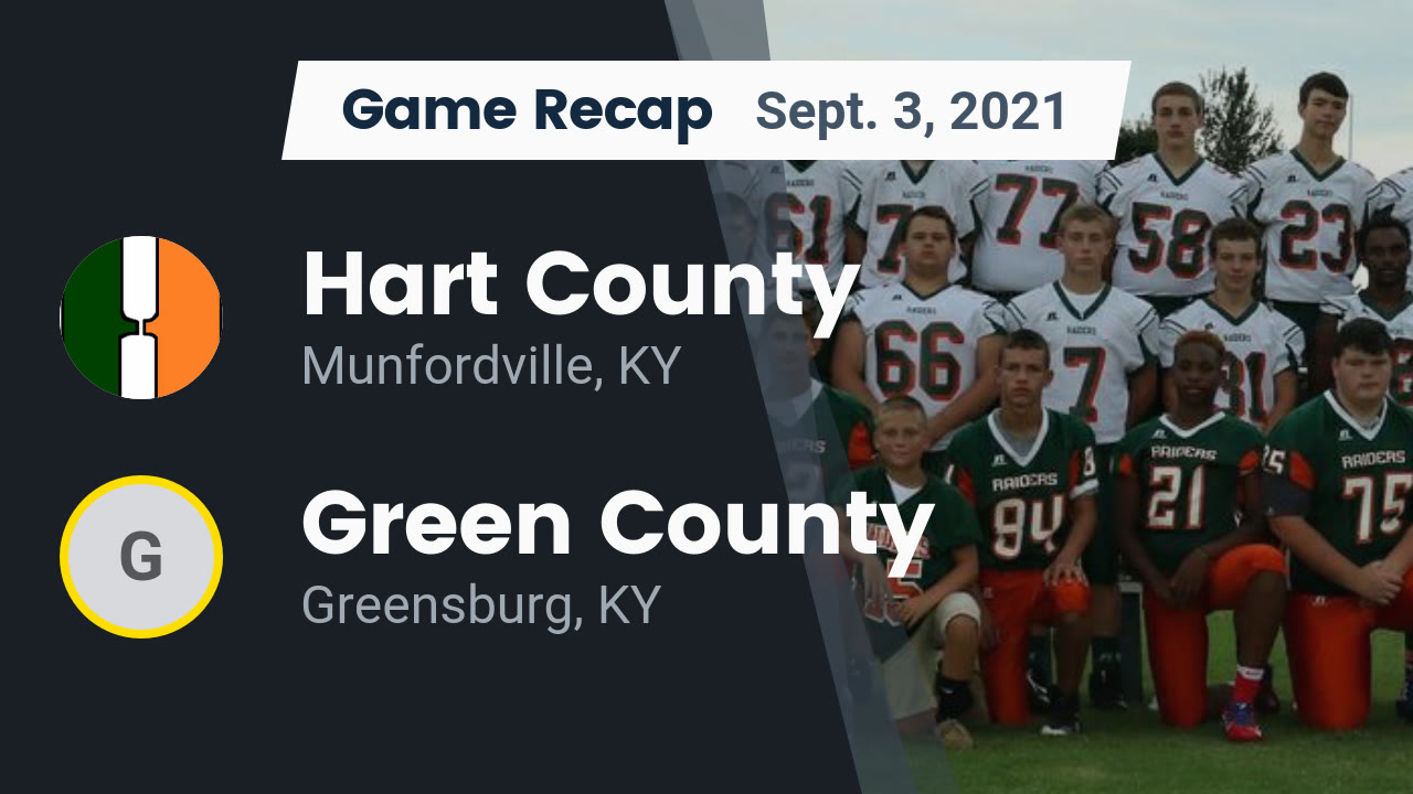 Hart County HS Football Video "Recap: Hart County vs. Green County 2021 Hart County HS Football Video "Recap: Hart County vs. Green County 2021