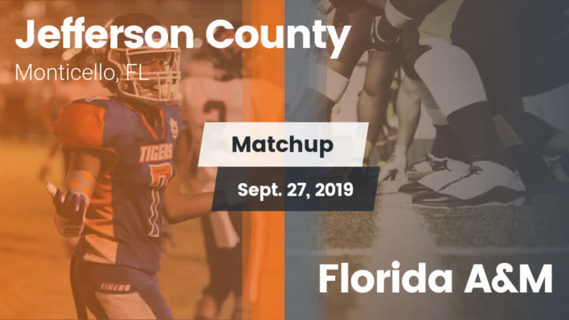 Boys Varsity Football Jefferson County High School Monticello