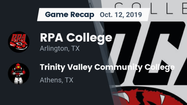 Rpa College 2019 Rpa College Arlington Texas Football Hudl