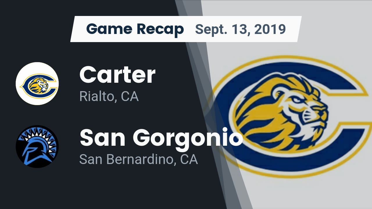 Carter Hs Football Video Recap Carter Vs San Gorgonio 2019 Maxpreps