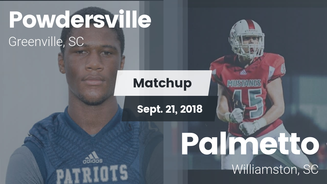 Powdersville Hs Football Video Matchup Powdersville High Vs