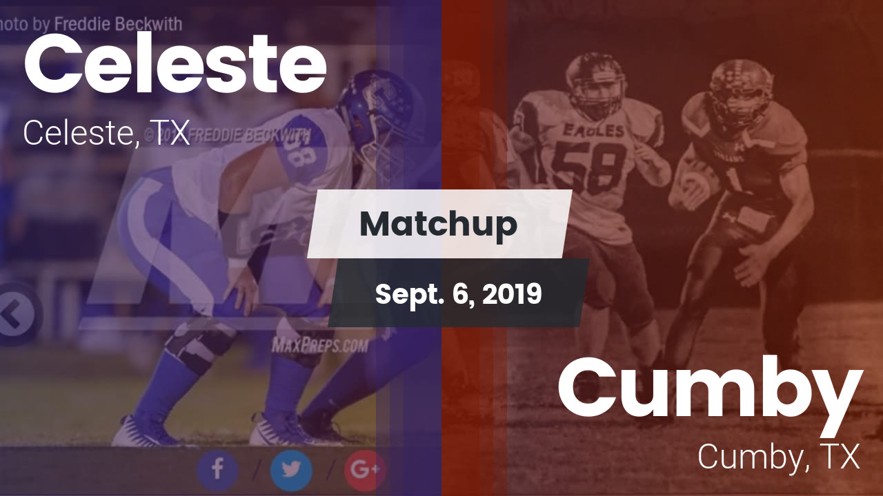 Celeste Hs Football Video Matchup Celeste Vs Cumby 2019 Maxpreps