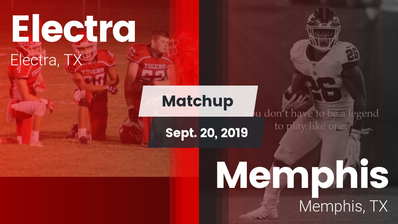 Electra HS Football Video "Matchup Electra vs. Memphis 2019" MaxPreps