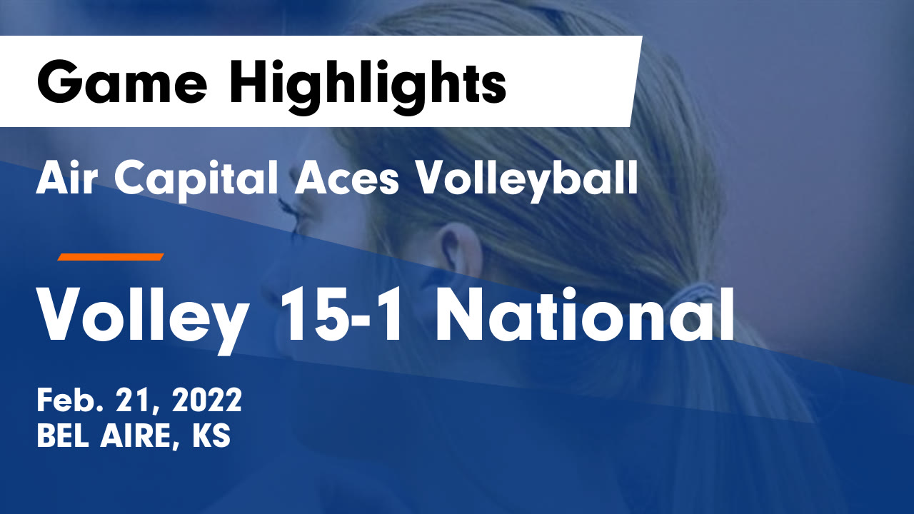 Air Capital Aces Volleyball vs Volley 151 National Game Highlights