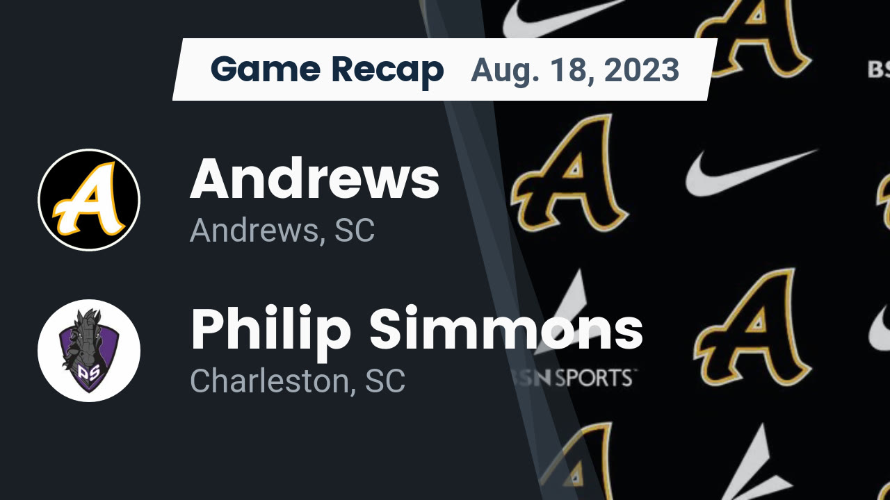 Andrews (SC) High School Sports Football Basketball Baseball