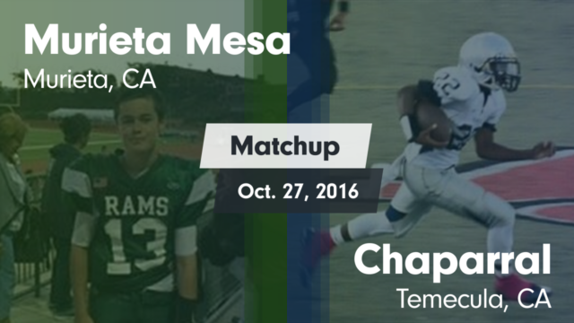 Freshman Football Murrieta Mesa High School Murieta