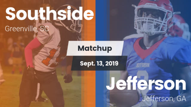 Boys Varsity Football Southside High School Greenville South