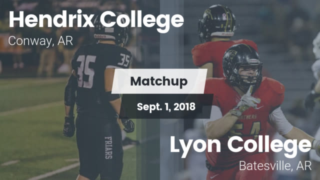 Football Hendrix College Conway Arkansas Football Hudl