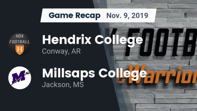 Football Hendrix College Conway Arkansas Football Hudl