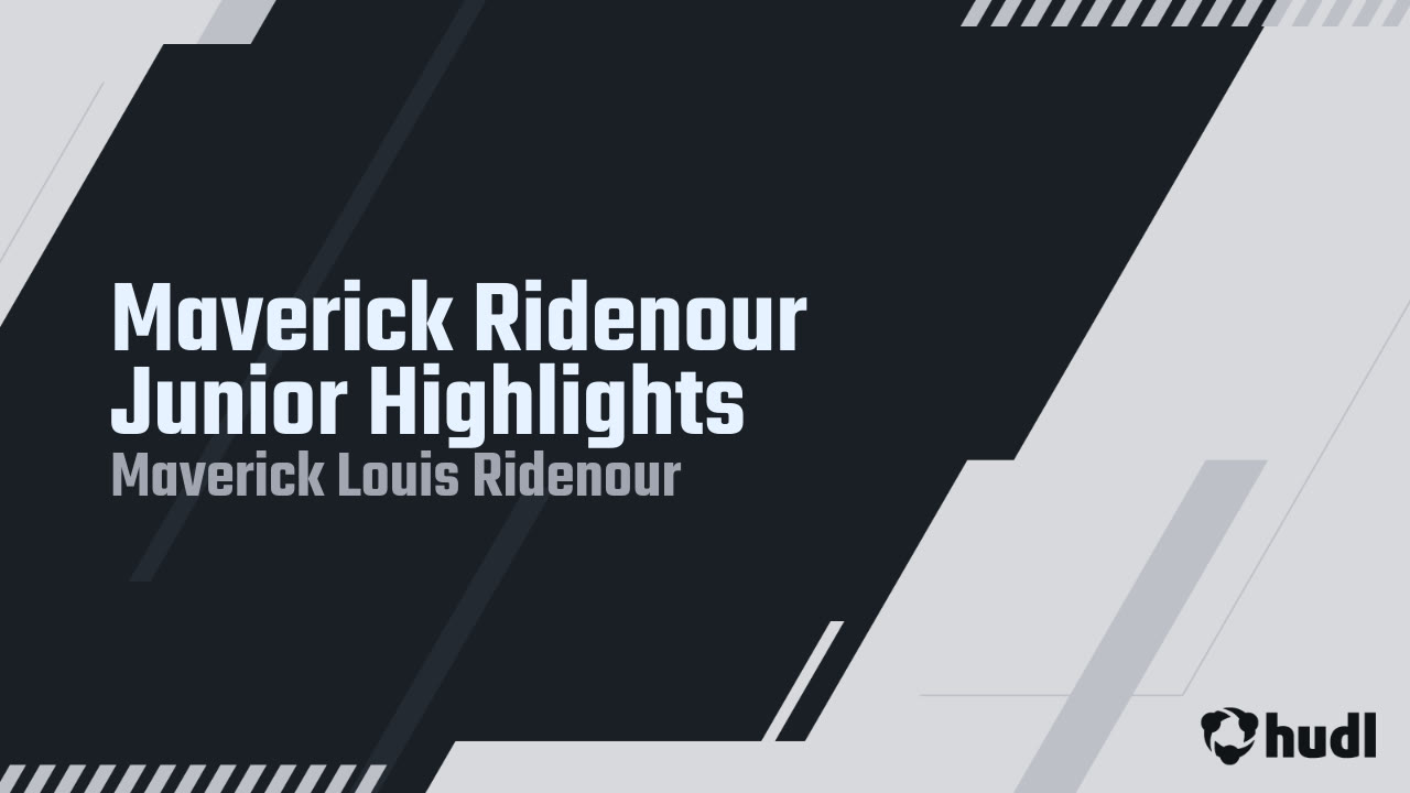 Doug Ridenour Jr Maverick Ridenour Junior Highlights - Maverick Ridenour highlights - Hudl