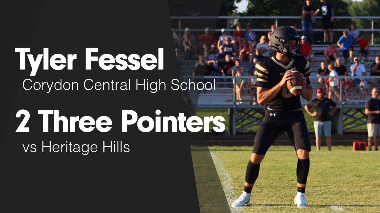 2 Three Pointers vs Heritage Hills - Tyler Fessel highlights