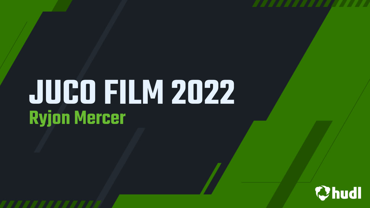 JUCO FILM 2022 - Ryjon Mercer highlights - Hudl