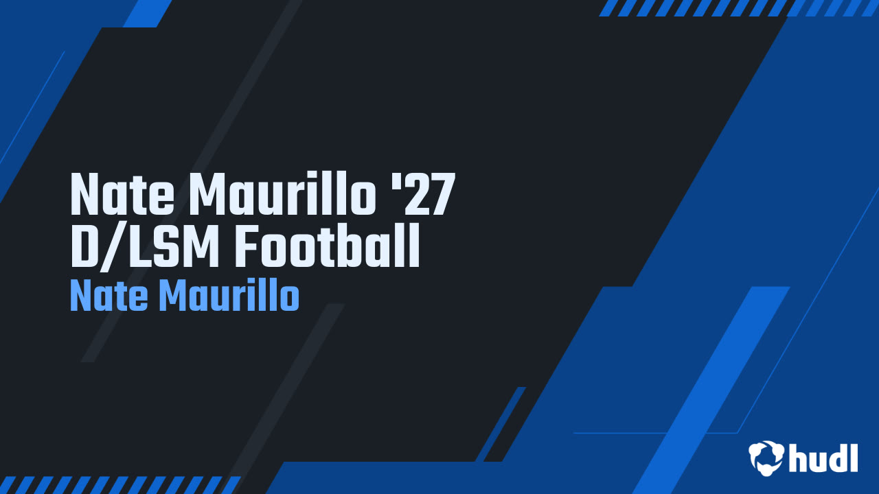 Nate Maurillo '27 D/LSM Football - Nate Maurillo highlights - Hudl