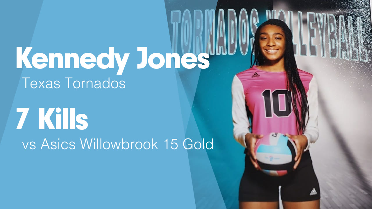 7 Kills vs Asics Willowbrook 15 Gold Kennedy Jones highlights Hudl