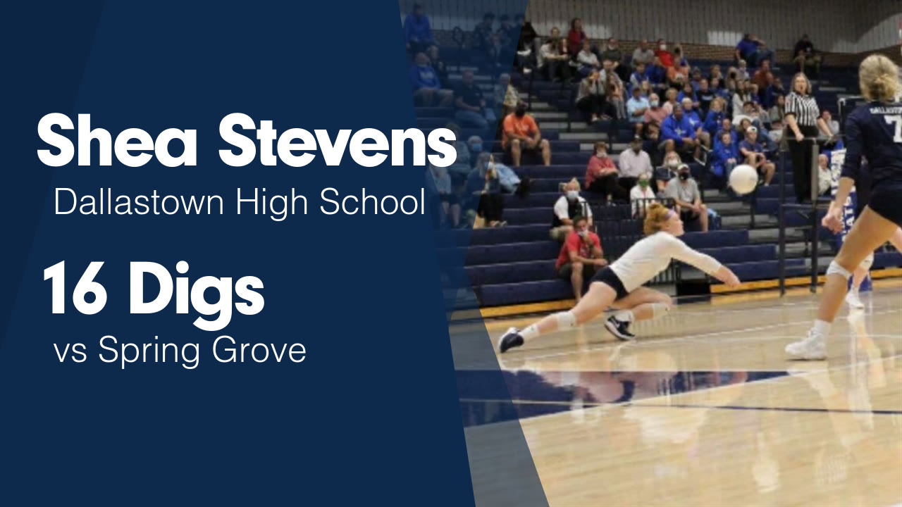 Shea Stevens 16 Digs vs Spring Grove - Shea Stevens highlights - Hudl