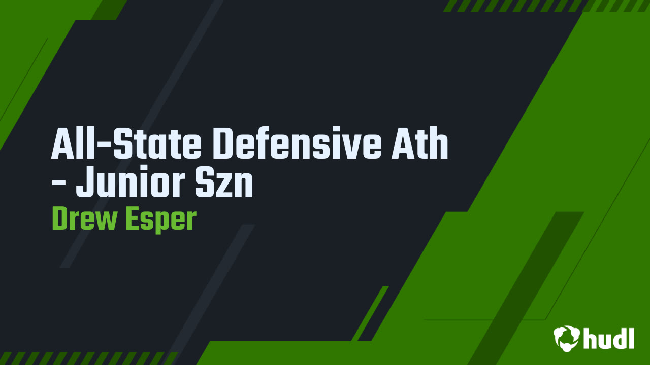 Drew Esper - Traverse City West - 2024 Junior Season Highlights